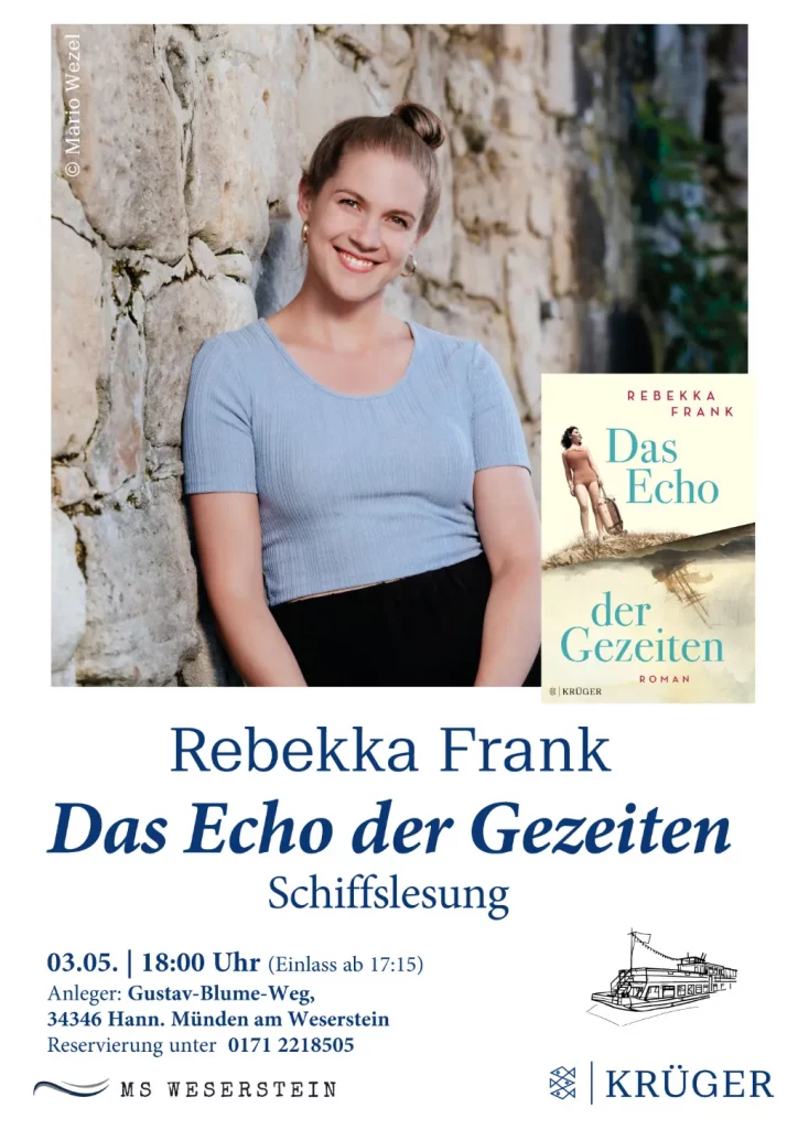 Rebekka Frank - Schiffslesung am 03.05.2024