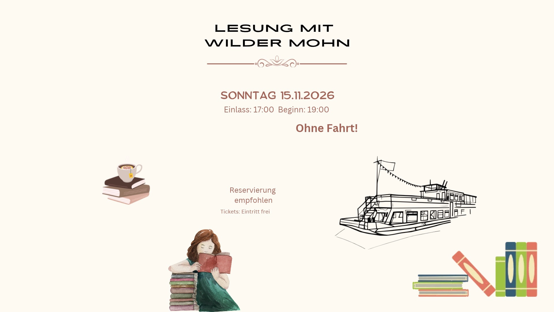 Lesung Wilder Mohn
